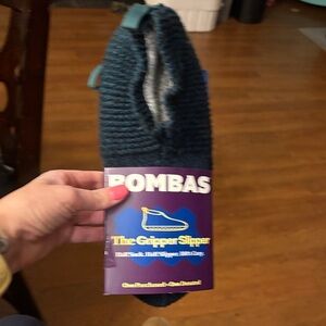 Bombas Unisex Small Green Gripper Slipper Socks